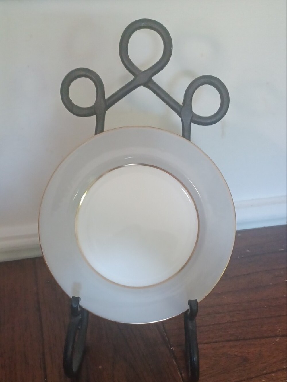 Tiffany & Co. White Porcelain Dessert Plate